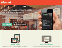 Tablet Screenshot of menuat.com